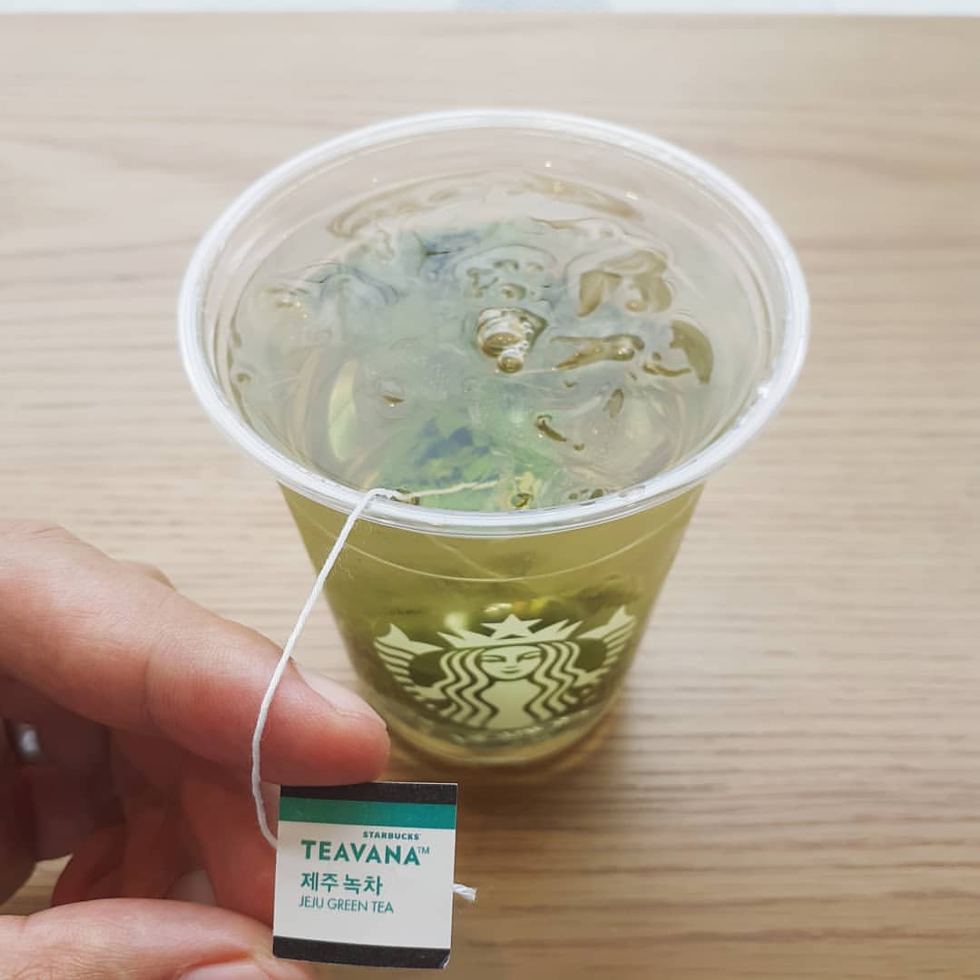 Té verde de Jeju en Starbucks Corea