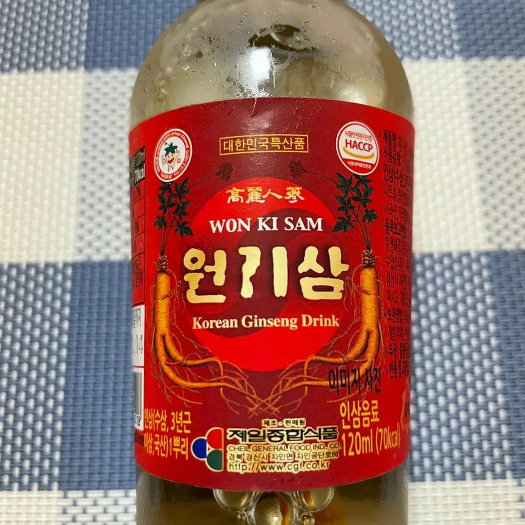 Bebida de Ginseng 원기삼: Dulzura y Tradición