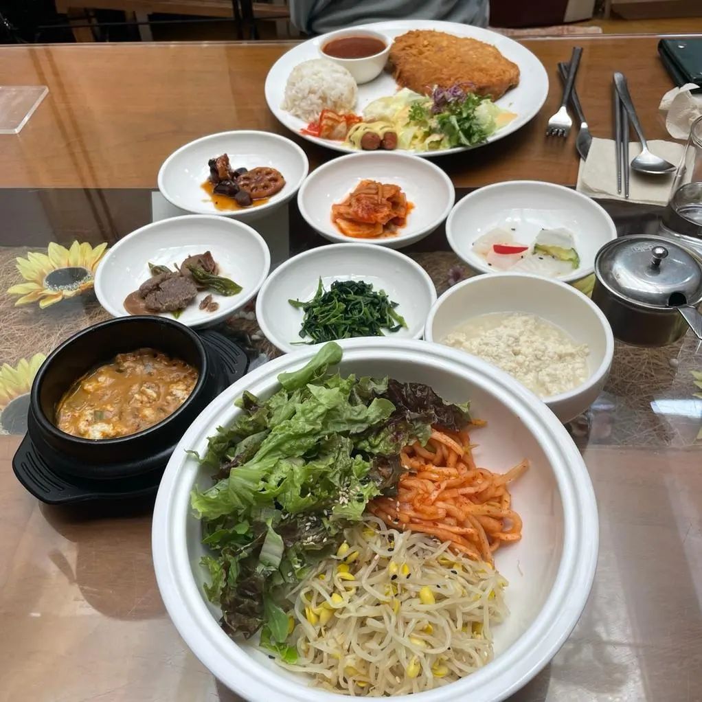 Almuerzo Vegano en Osegyehyang, Insadong