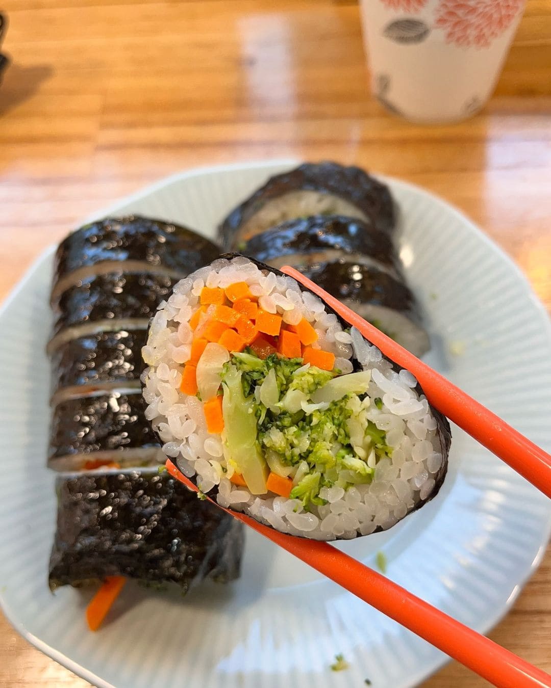 Descubrimos un gran Kimbap Vegano en Hongdae